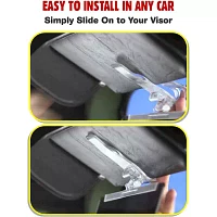 Bell + Howell Tacvisor for Day and Night, Anti-Glare Car Visor, UV-Filtering/Protection - Set of 2