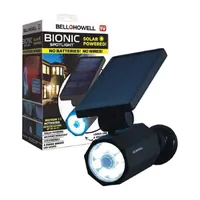 Bell + Howell Bionic Spotlight Solar Powered Motion Activated Outdoor Spotlight Night Light