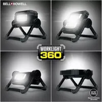 Bell + Howell Worklight 360 Waterproof Portable Heavy-Duty Dual Lighting