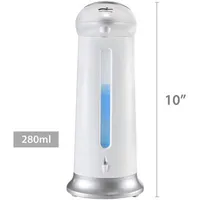 Bell + Howell Automatic Sonic Dispenser for Soap or Hand Sanitizer with Easy View Refill Window