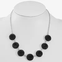 Mixit Silver Tone 17 Inch Rolo Round Collar Necklace