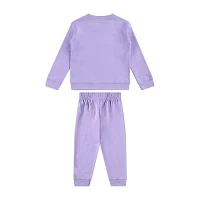 Disney Collection Little & Big Girls 2-pc. Fleece Stitch Pant Set