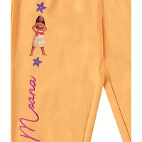 Disney Collection Little & Big Girls 2-pc. Fleece Moana Pant Set