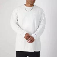 Champion Mens Crew Neck Long Sleeve T-Shirt Big and Tall