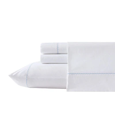 Laura Ashley Scallop Embroidered Sheet Set