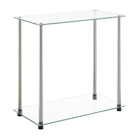 Classic Glass End Table