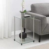 Classic Glass End Table