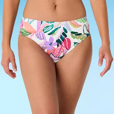 Mynah Womens Tropical High Waist Bikini Swimsuit Bottom