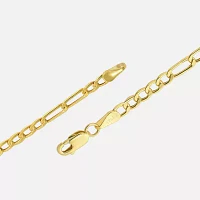 10K Yellow Gold 2.9mm 18" Hollow Figaro Chain