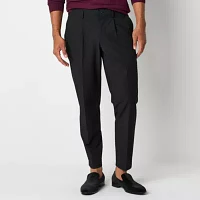 J. Ferrar Mens Slim Slim Fit Pleated Pant