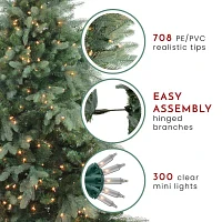 Northlight Prelit Medium Frasier 4 1/2 Foot Pre-Lit Fir Christmas Tree