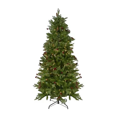 Northlight Medium 6 1/2 Foot Pre-Lit Pine Christmas Tree