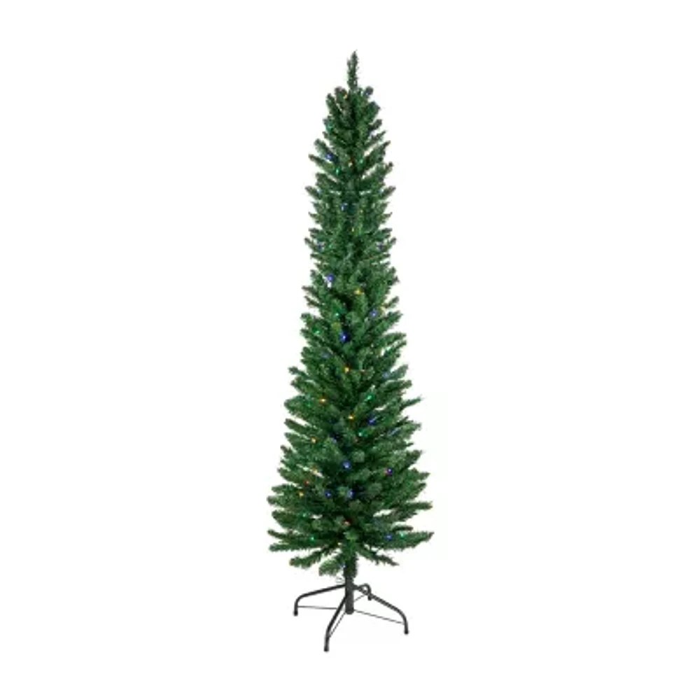 Northlight  Pencil Northern Balsam 6 Foot Pre-Lit Fir Christmas Tree