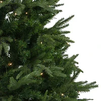 Northlight Full Silverthorne 7 1/2 Foot Pre-Lit Fir Christmas Tree