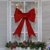 Northlight Led Lighted Tinsel Bow Indoor Ribbon