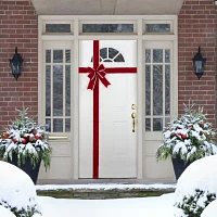 Northlight 14ft Velvet  Door Bow Indoor Ribbon