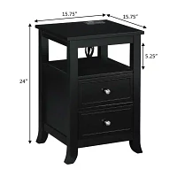 Melbourne 2-Drawer End Table