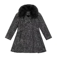 S Rothschild Little & Big Girls Midweight Dress Coat