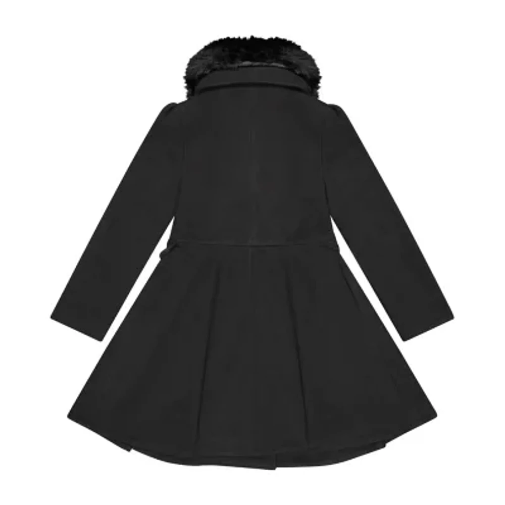 S Rothschild Little & Big Girls Midweight Dress Coat