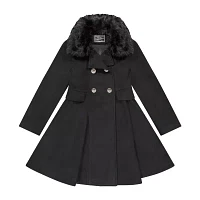 S Rothschild Little & Big Girls Midweight Dress Coat