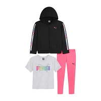 PUMA Little Girls 3-pc. Legging Set