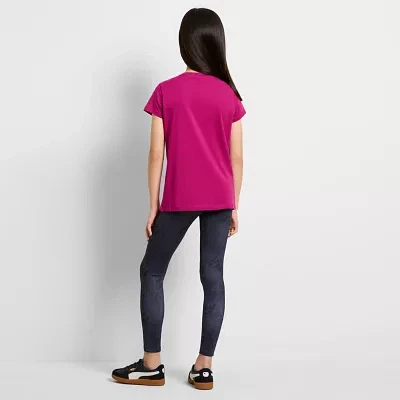 PUMA Big Girls High Rise Skinny Full Length Leggings
