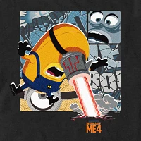 Mens Short Sleeve Despicable Me 4 Graphic T-Shirt