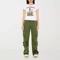 Forever 21 Womens Mid Rise Straight Cargo Pant-Juniors