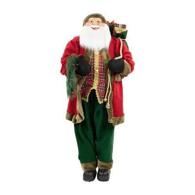 Northlight 60in Wreath Santa Figurine