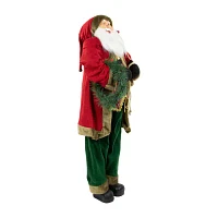 Northlight 60in Wreath Santa Figurine