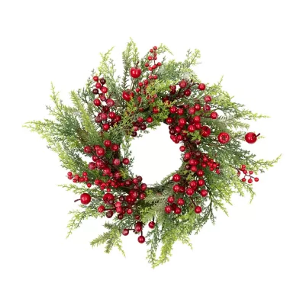 Northlight Cedar And Pine Indoor Christmas Wreath