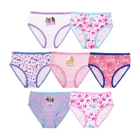 Little & Big Girls Barbie 7 Pack Brief Panty