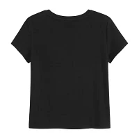 PUMA Big Girls Crew Neck Short Sleeve T-Shirt