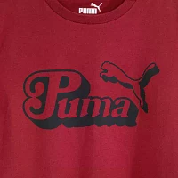 PUMA Big Boys Crew Neck Short Sleeve Graphic T-Shirt