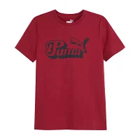 PUMA Big Boys Crew Neck Short Sleeve Graphic T-Shirt