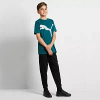 PUMA Big Boys Crew Neck Short Sleeve Graphic T-Shirt