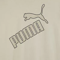 PUMA Big Boys Crew Neck Long Sleeve Graphic T-Shirt