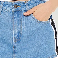 Forever 21 Womens Mid Rise Denim Skirt-Juniors