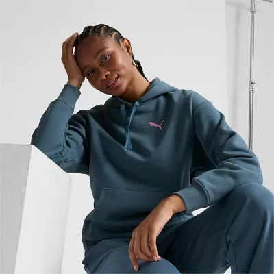 PUMA Womens All Dressed Up Fleece Hoodie