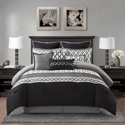 Stratford Park Kelvin 10pc Midweight Comforter Set