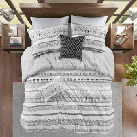 Madison Park Joshua Seersucker 5-pc. Midweight Comforter Set