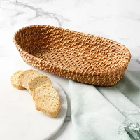 Martha Stewart Rattan Oval Bread Baskets