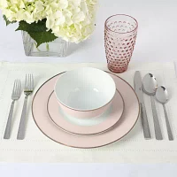Martha Stewart Chauncey Hobnail 4-pc. Glass Tumbler Set