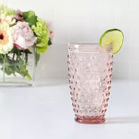 Martha Stewart Chauncey Hobnail 4-pc. Glass Tumbler Set