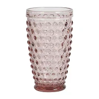 Martha Stewart Chauncey Hobnail 4-pc. Glass Tumbler Set