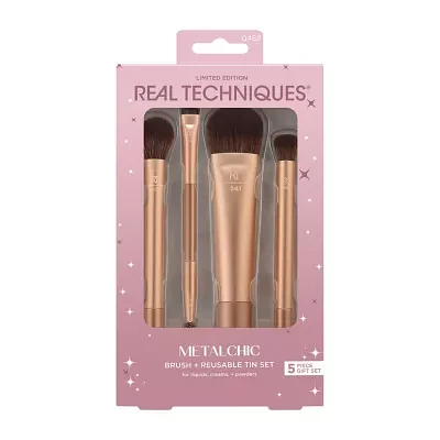 Real Techniques Metal Chic Brush + Reusable Tin Set ($29 Value)