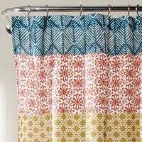 Lush Décor Bohemian Stripe Shower Curtain