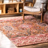 nuLoom Dara Suzani Jute Sunset Rug