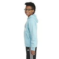 adidas Big Boys Fleece Hoodie