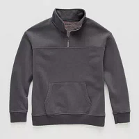 Thereabouts Little & Big Boys Long Sleeve Quarter-Zip Pullover